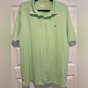 Vineyard Vines XL performance green men’s polo shirt